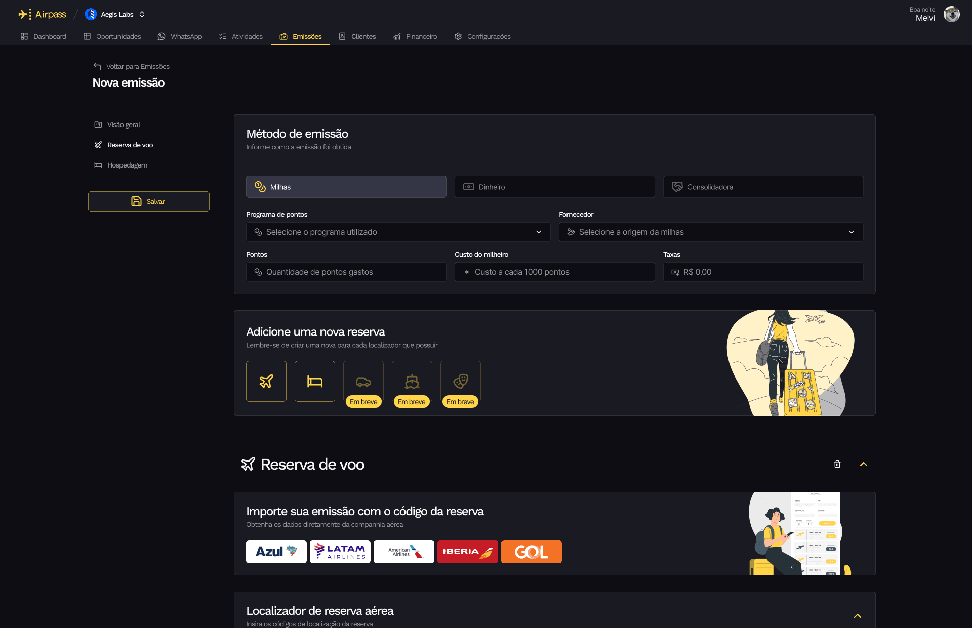 Controle de emissões